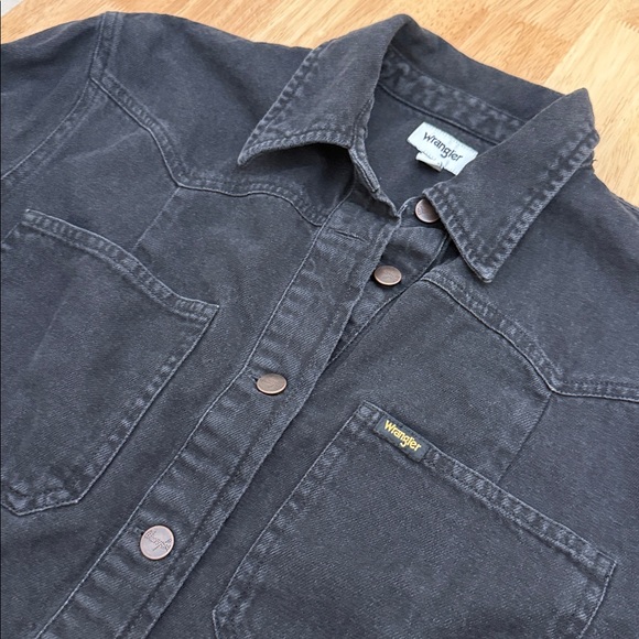 Western | Wrangler black wash denim dress with hand pockets too - Picture 7 of 14